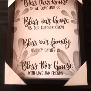Wall art, Bless this house sayings